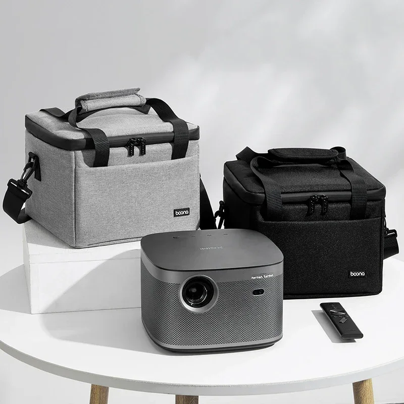 Projector Carrying Bag - Taşınabilir Gri Projektör Saklama Çantası, Evrensel