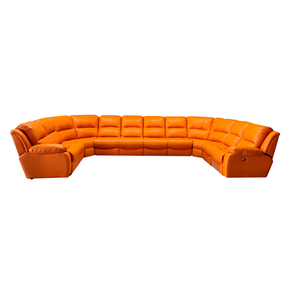 Home Cinema Furniture - Lüks Büyük Boy Seksiyonel Yatar Kanepe