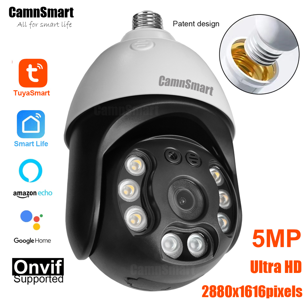 Home Cinema Sony - Camnsmart Tuya 5MP Alexa Wifi Ampul