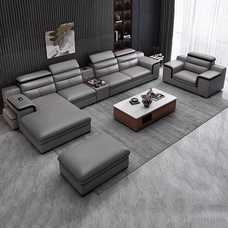 Home Cinema Room Accessories - Daire Modern Kanepeler Oturma Odası Lüks