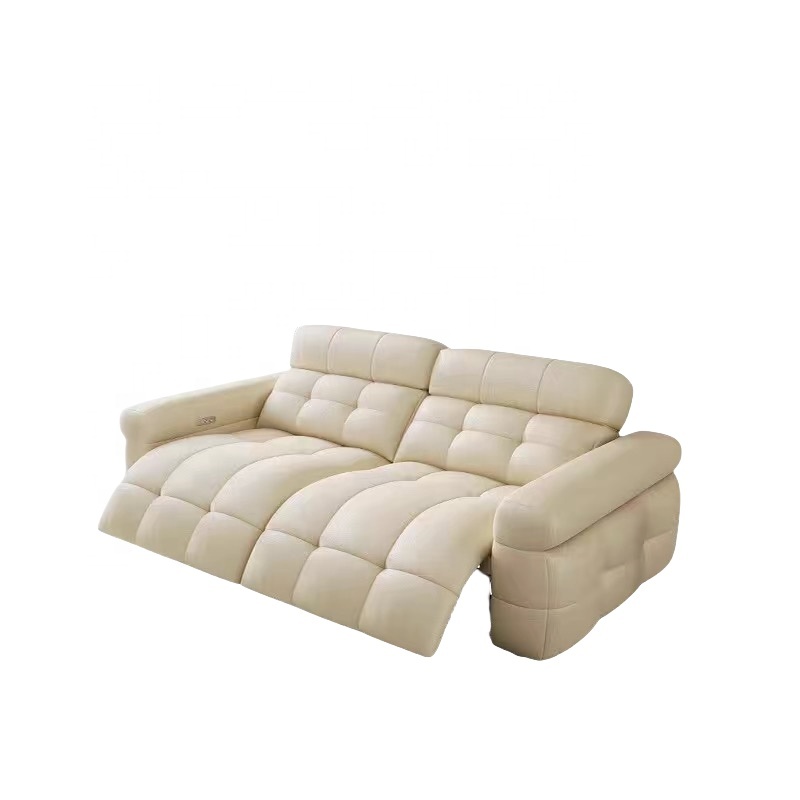 Home Cinema Chairs - Özel Elektrikli Dönüştürülebilir Hakiki Deri Ev