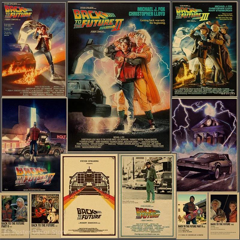 Home Cinema Room Accessories - Vintage geleceğe geri Film posteri klasik