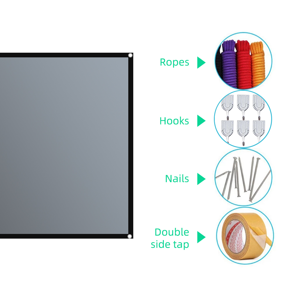 Salange Projektör Ekranı 16:9  - Projector Screen 100 Inch incelemesi ve fiyatı