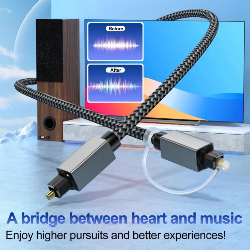 Dijital Optik Ses Kablosu 3 m  - Home Cinema Of Soundbar incelemesi ve fiyatı