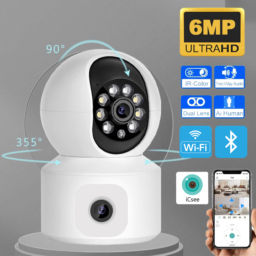 6MP ICSEE WiFi IP Kamera Çift  - Home Cinema Sony incelemesi ve fiyatı