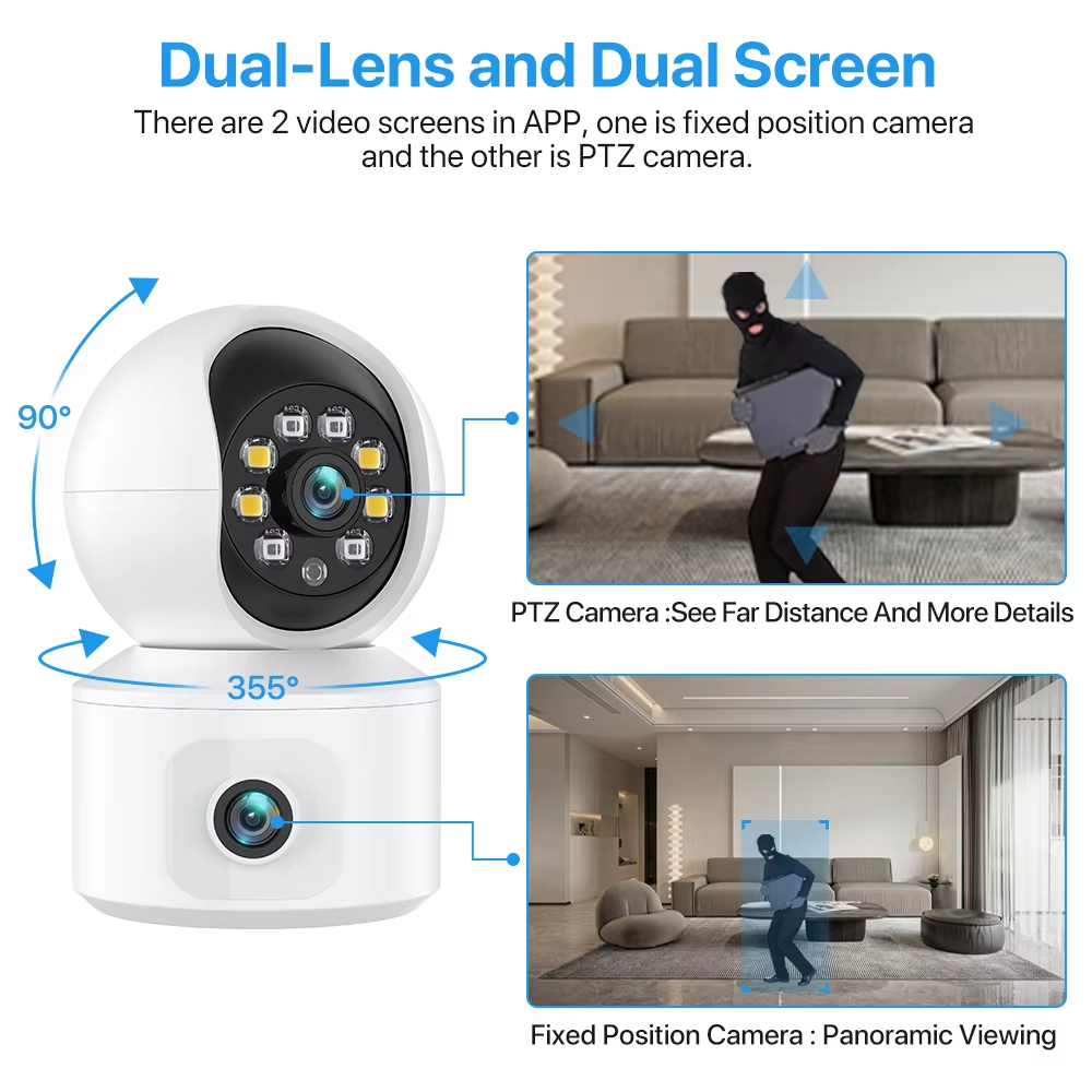 6MP ICSEE WiFi IP Kamera Çift  - Home Cinema Sony incelemesi ve fiyatı