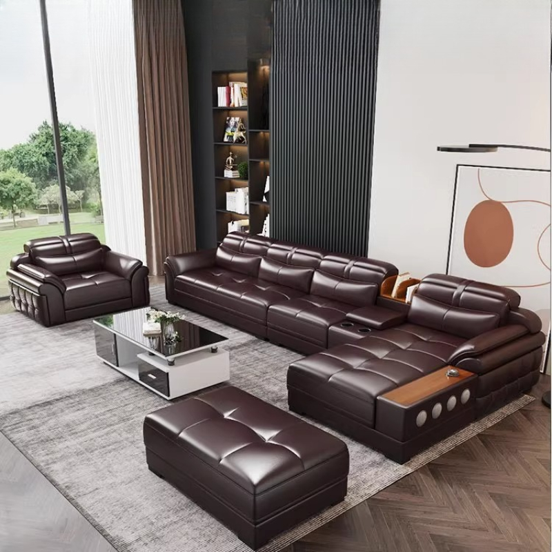 Hakiki Deri Küçük Daire Kanepe - Home Cinema In Small Room incelemesi ve fiyatı