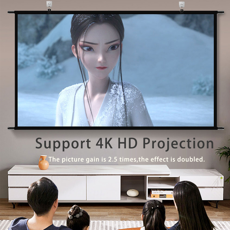 VEIDADZ projeksiyon perdesi du - Projector Screen 100 Inch incelemesi ve fiyatı