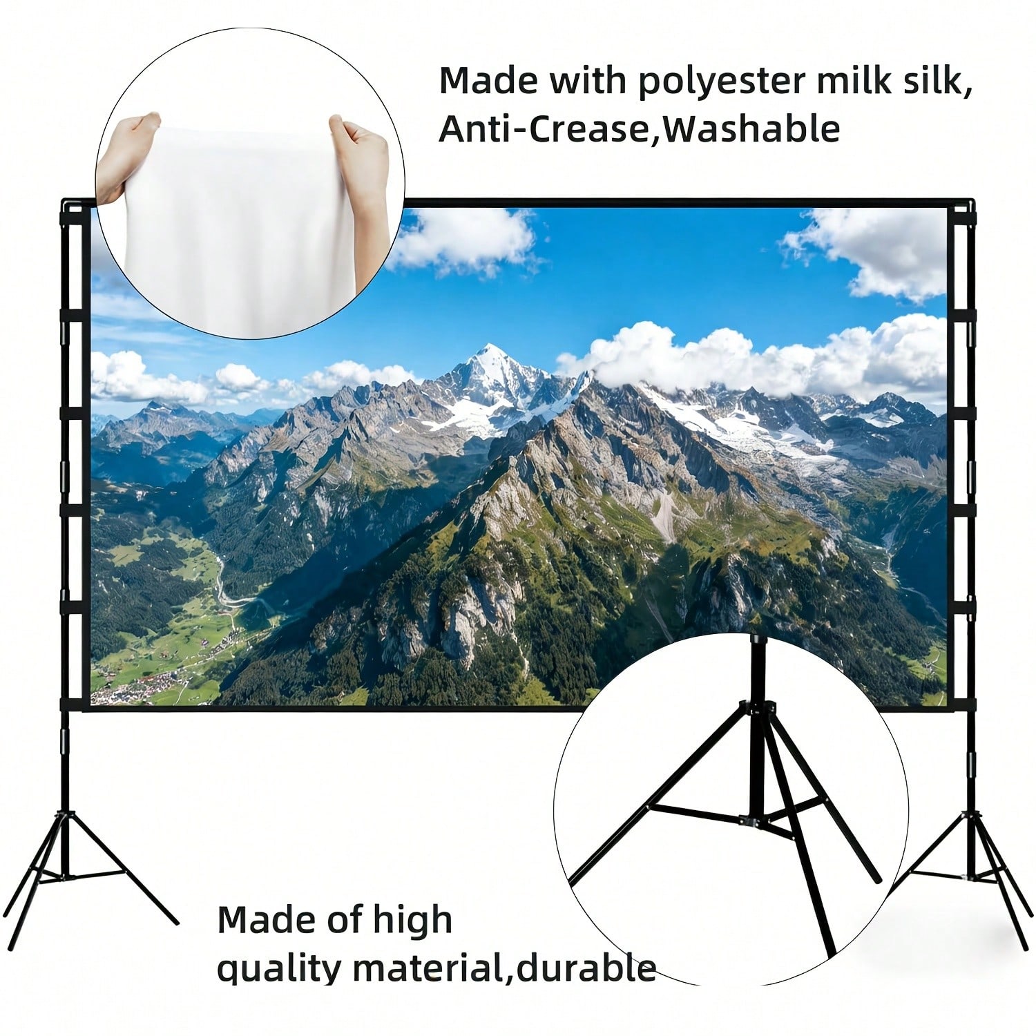 XBJ 100 İnç 4K Ultra HD Projek - Projector Screen 100 Inch incelemesi ve fiyatı