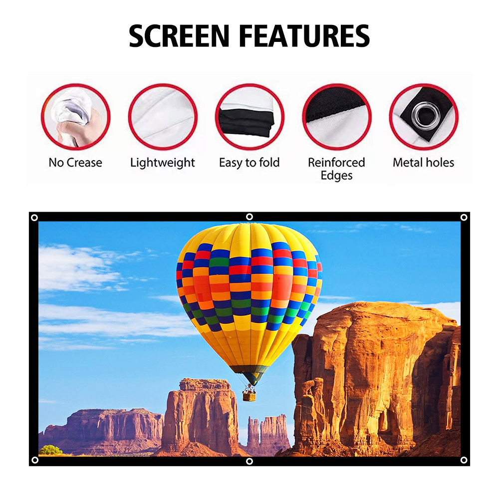 ThundeaL 16:9 100 120 150 Inç  - Projector Screen 100 Inch incelemesi ve fiyatı