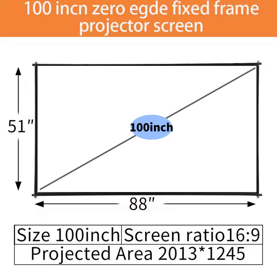 XIAOHUI 100/120 inç ALR Projek - Projector Screen 100 Inch incelemesi ve fiyatı