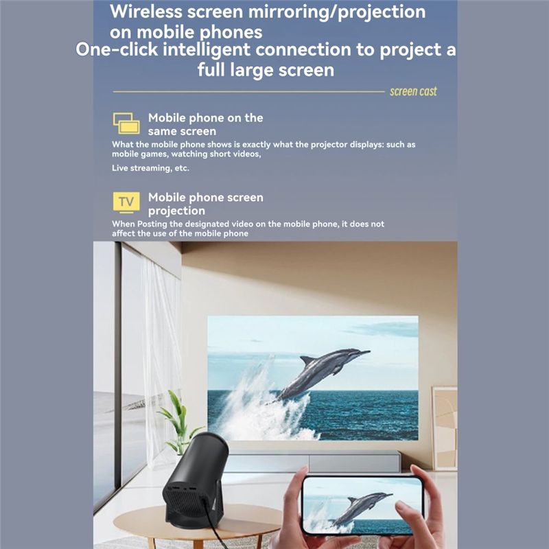 1080P Android 12 için Wifi 6 1 - Home Cinema Quad incelemesi ve fiyatı