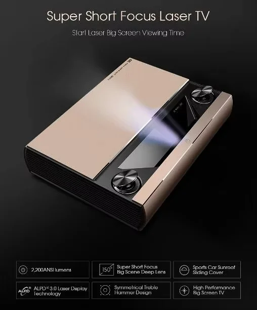 JMGO SA Ultra Kısa Mesafe 2200 - Home Cinema Ultra Short Throw Projector incelemesi ve fiyatı
