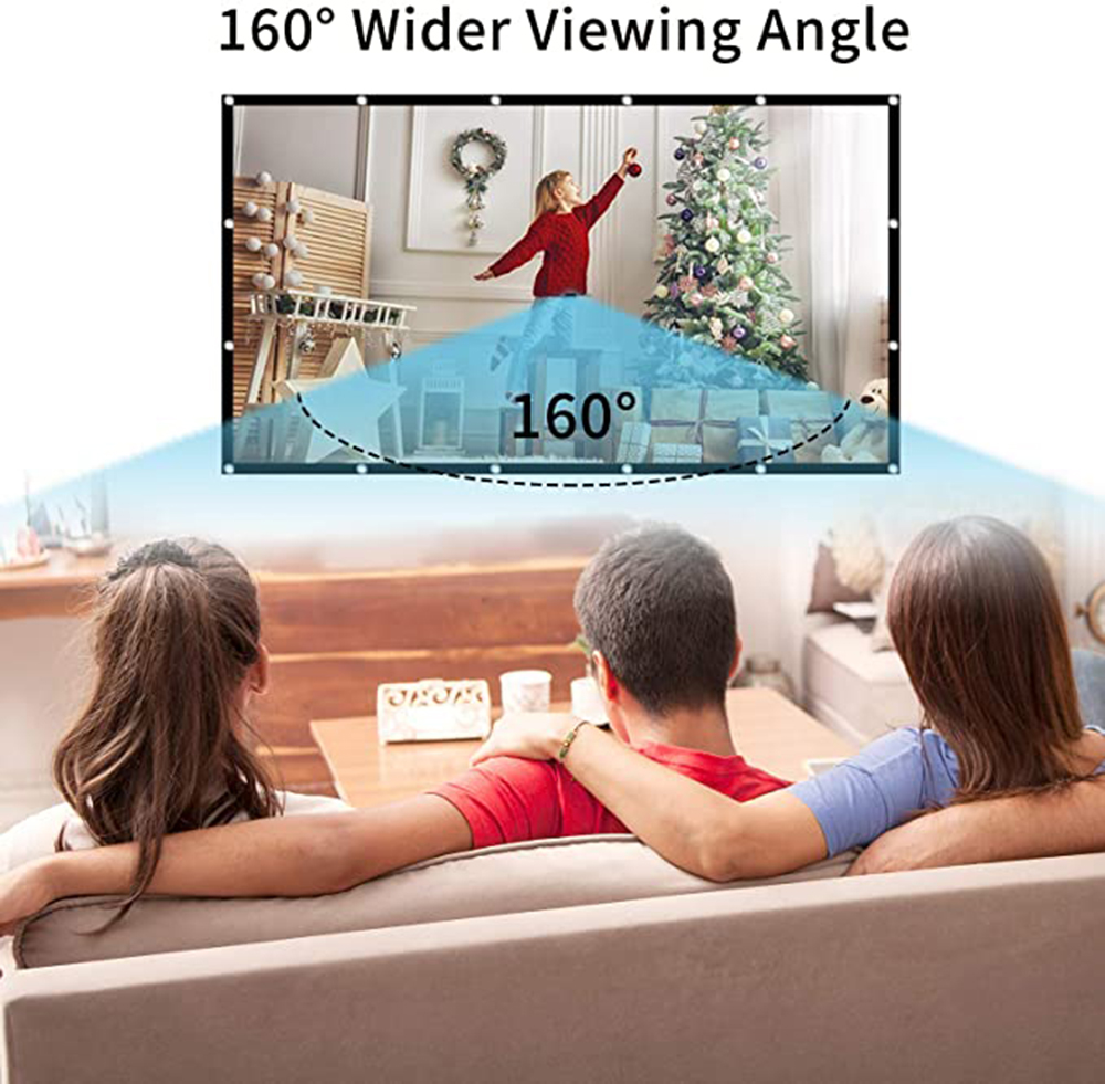 Basit Katlanabilir Projeksiyon - Projector Screen 100 Inch incelemesi ve fiyatı