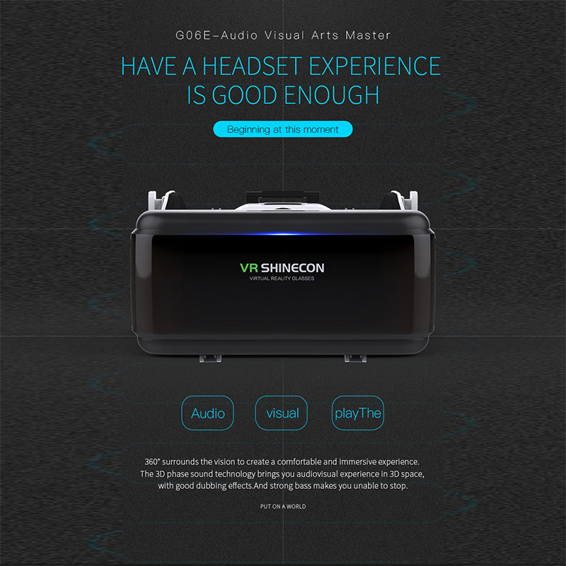 VR Shinecon Casque kask 3D göz - Home Cinema Glasses incelemesi ve fiyatı