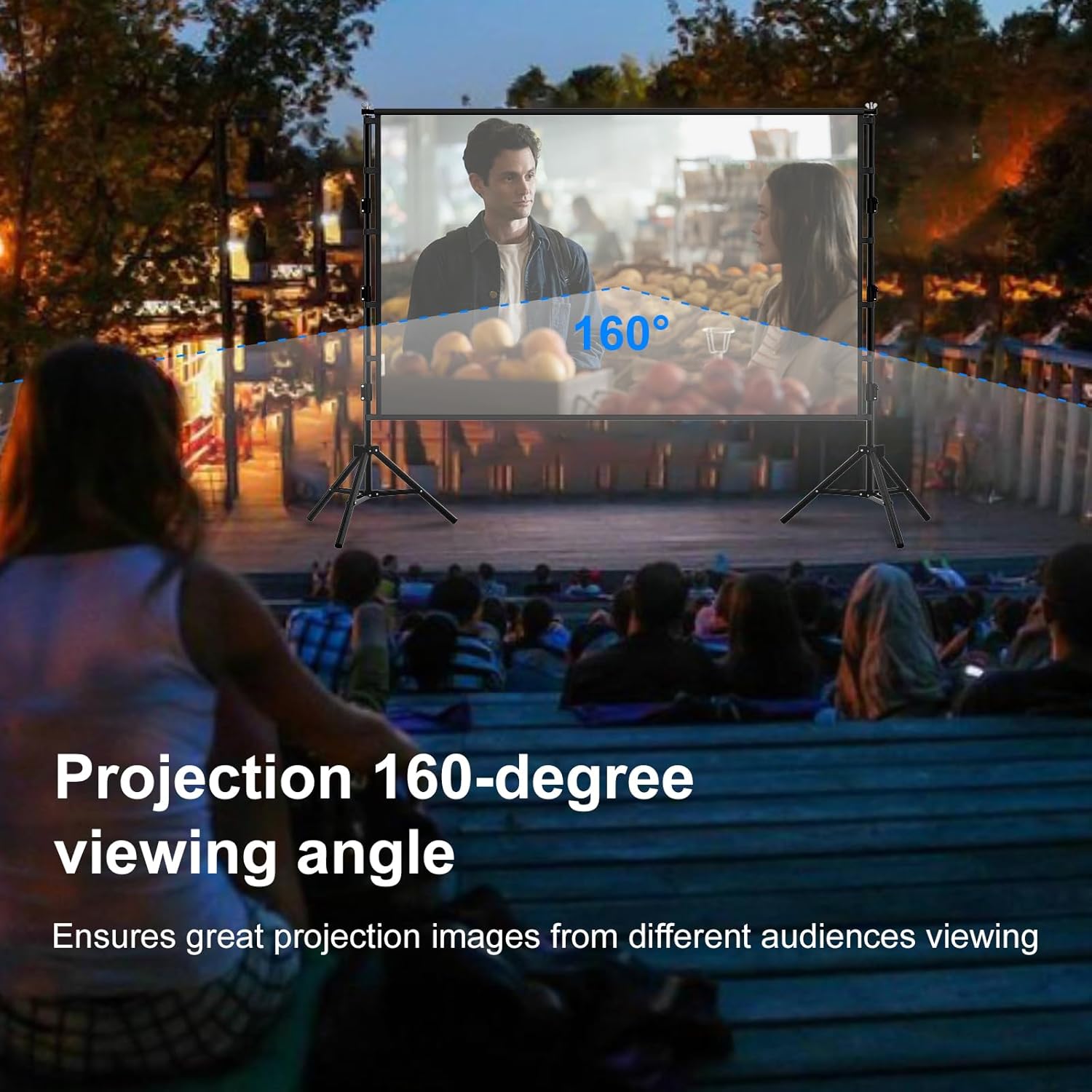 VEIDADZ Projeksiyon Perdesi St - Projector Screen 100 Inch incelemesi ve fiyatı