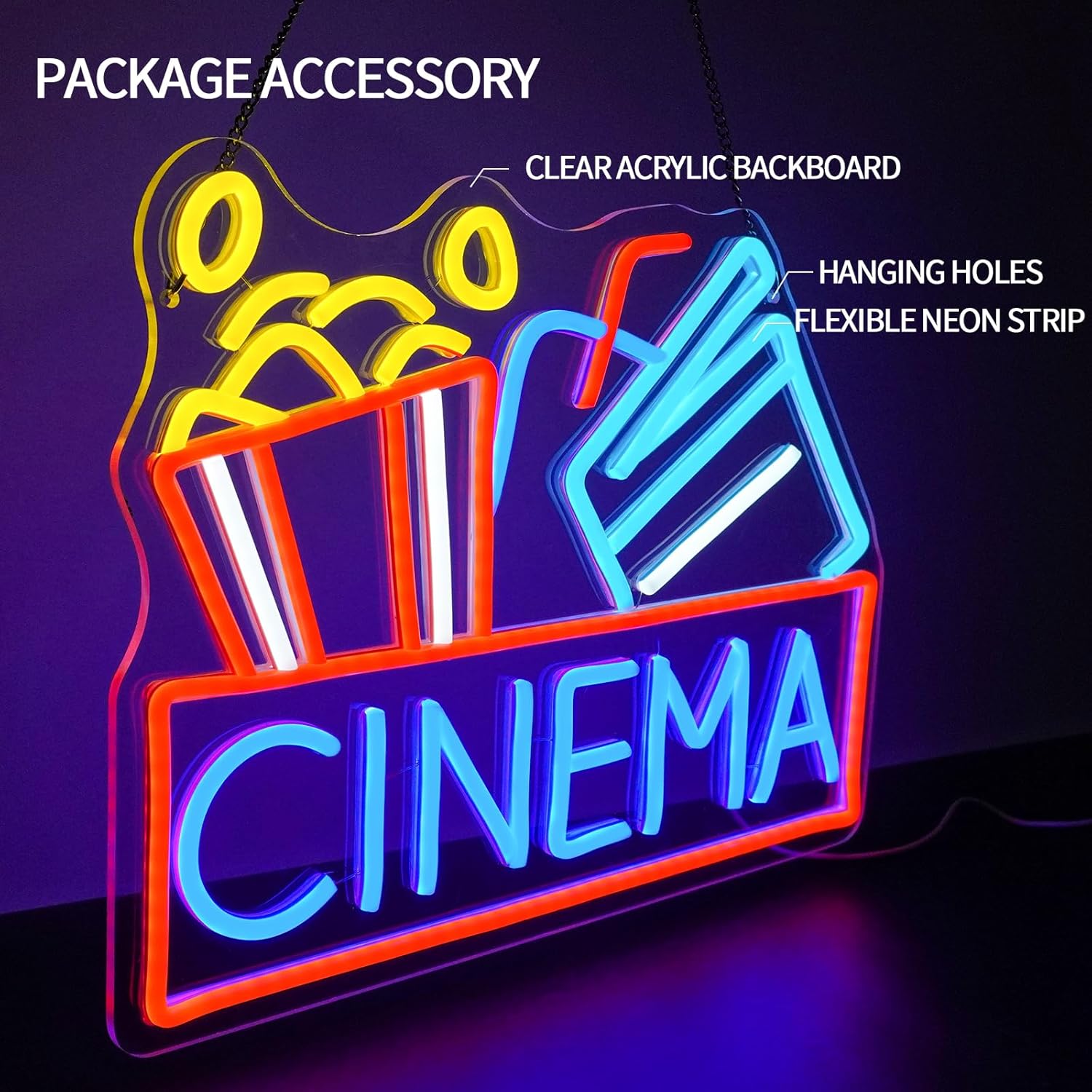 Sinema Neon Burcu USB Powered  - Home Cinema Room Accessories incelemesi ve fiyatı