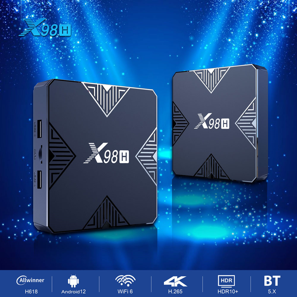 X98H TV Box Android12 Allwinne - Home Cinema Quad incelemesi ve fiyatı