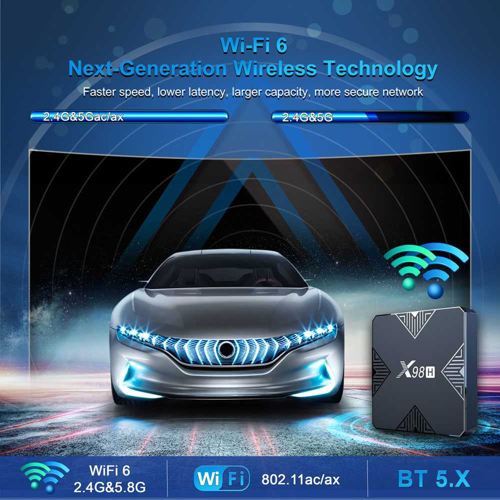 X98H TV Box Android12 Allwinne - Home Cinema Quad incelemesi ve fiyatı