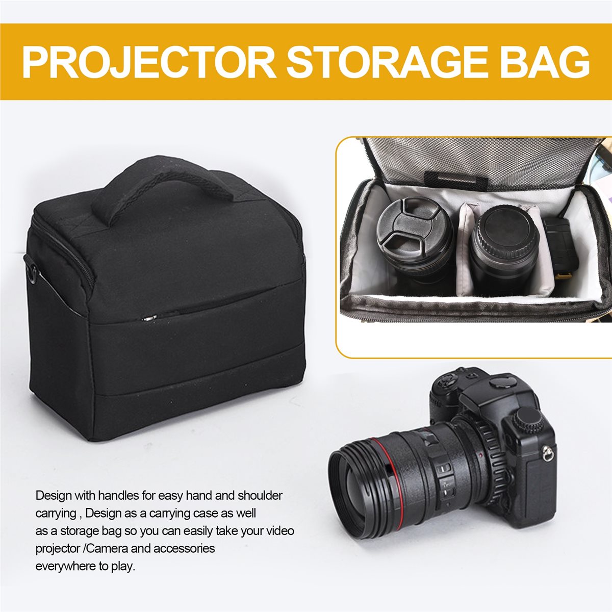 popop HY300 HY320 Projektör Ça - Projector Carrying Bag incelemesi ve fiyatı