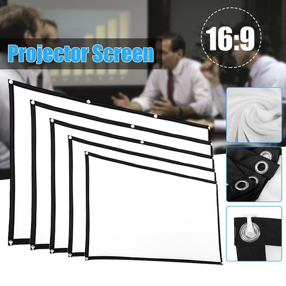 Ev Ofis Projektör Perdesi 16:9 - Projector Screen 100 Inch incelemesi ve fiyatı